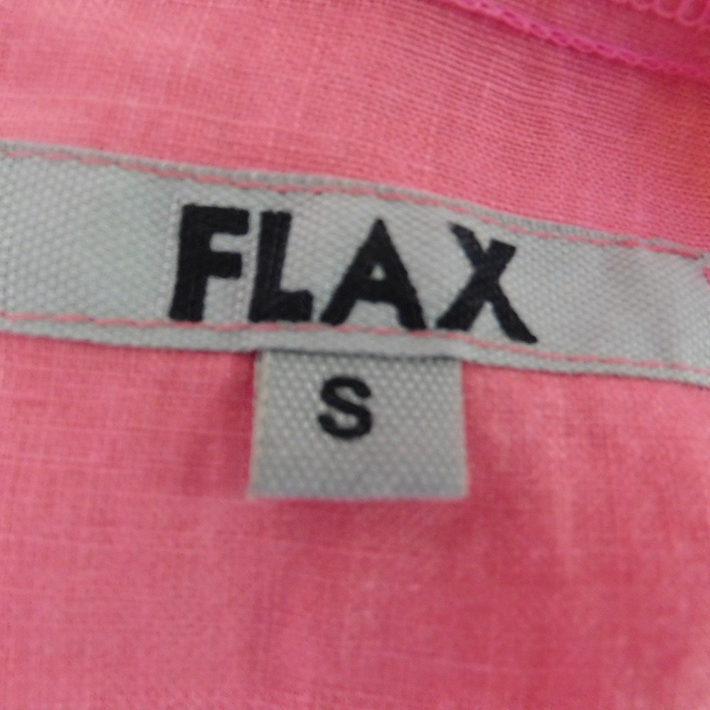 Flax Women's Linen Hooded Drawstring Sleeveless Pink‎ Tunic Dress Cover Up Small - Picture 3 of 4